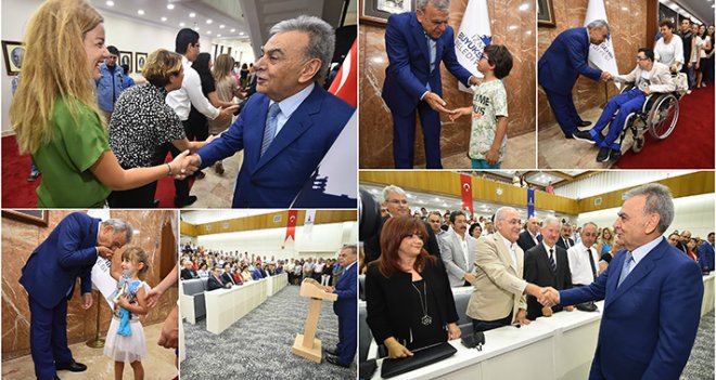 Büyükşehir'de bayramlaşma töreni yapıldı