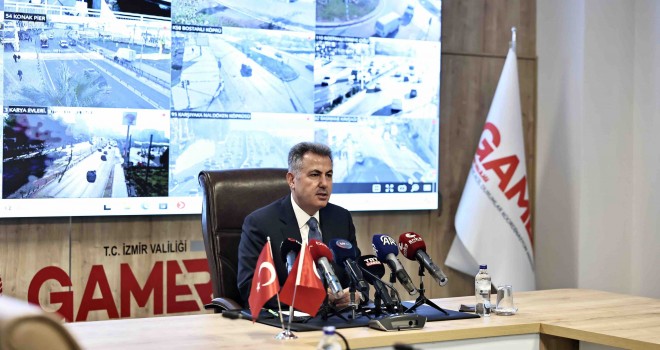Vali Elban İzmir'in asayiş raporunu açıkladı