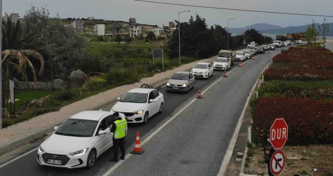 Karaburun’da 100 bin nüfusla tam kapanma