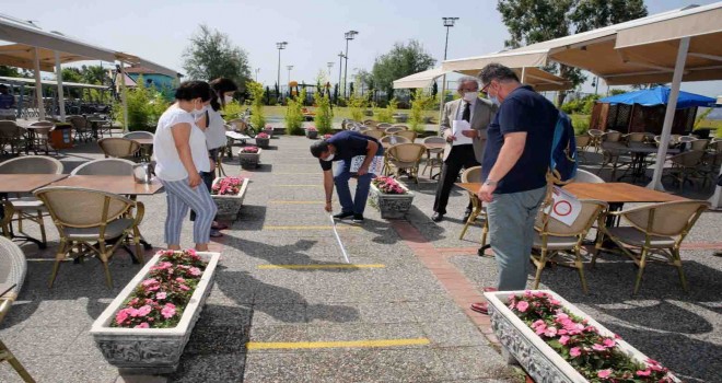 Turuncu Çember'de ilk denetim Yasemin Kafe'ye