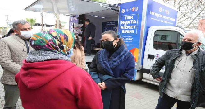 Efes Selçuk Belediyesi tek nokta hizmet aracı yola çıktı