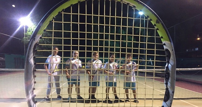 Bostanlıspor’un genç tenisçileri iddialı