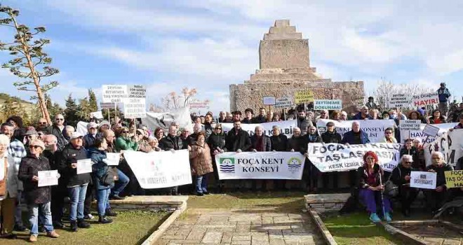 Foça Taş Ocağı ÇED süreci iptal edildi