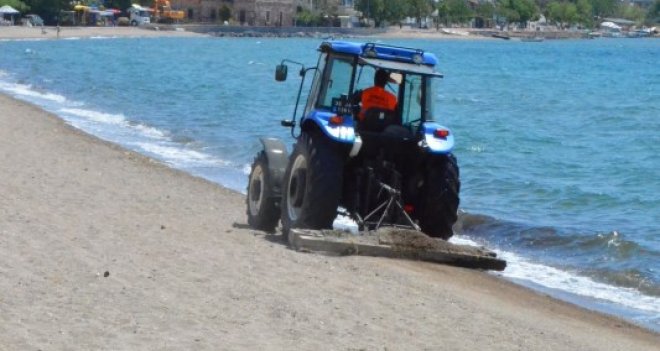 Çandarlı plajları artık daha temiz