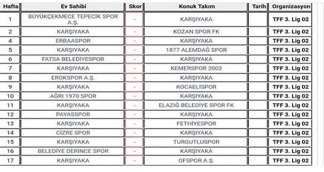 Kaf Kaf lige deplasmanda başlayacak...