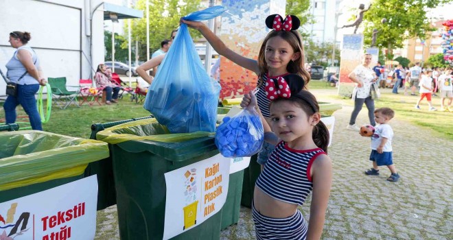 Gaziemir’in çevreci çocukları hem eğlendi hem de öğrendi