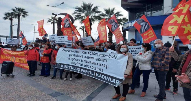 Halkın Kurtuluş Partisi Karşıyaka Çarşı'da yürüdü...