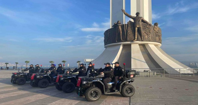 Karşıyaka’da emniyetine güç katacak 4 ATV motor görevde