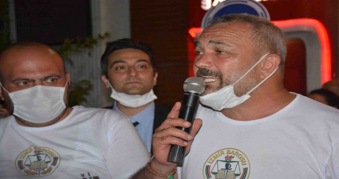 İzmir Barosu Başkanı Av. Yücel: Mücadele devam edecek