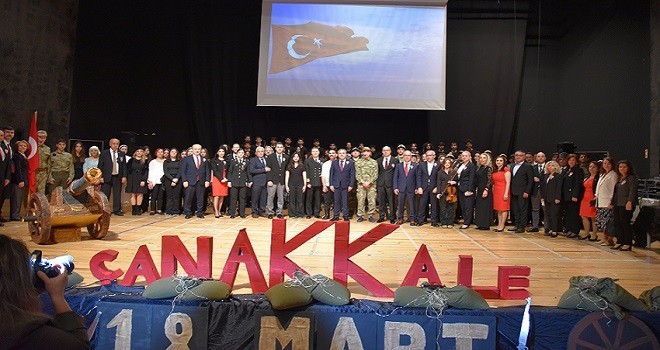 Çanakkale Zaferi kutlama programında duygulu anlar yaşandı