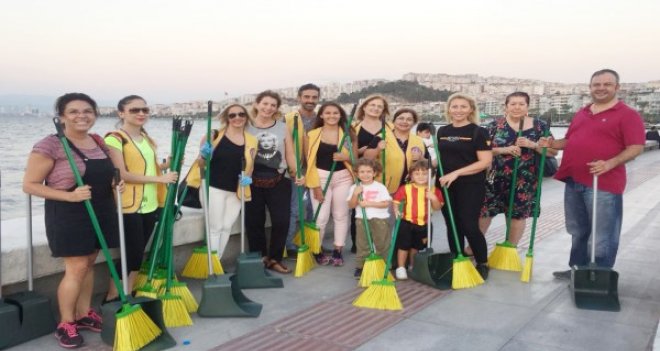 Çevre için gönüllü oldular...