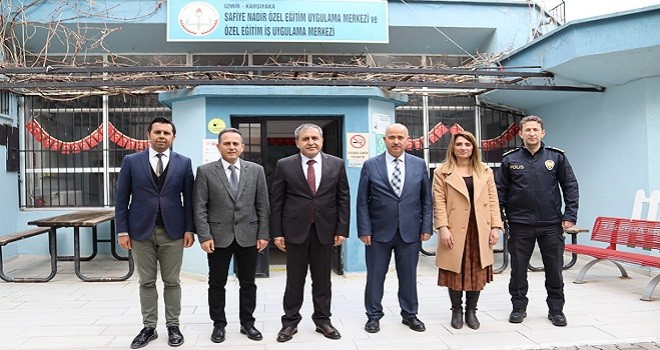 Kaymakam Demir, İş Uygulama Merkezi'nde...