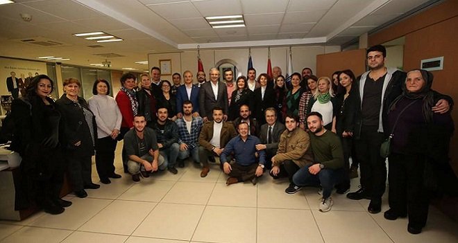 CHP'liler başkan Akpınar'ı ziyaret etti