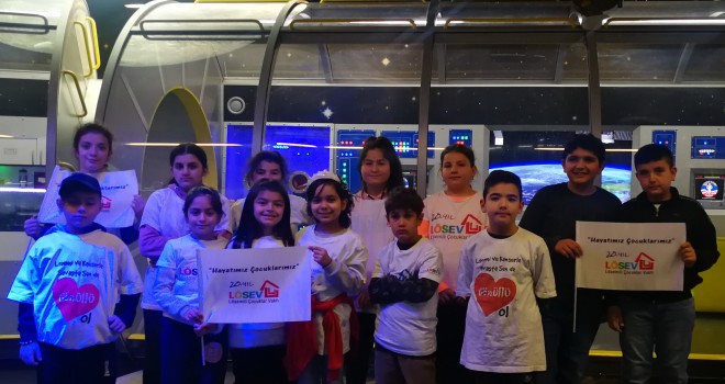 LÖSEV'de çocuklar için eğlence ve eğitime ara yok