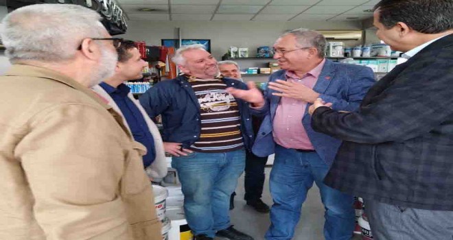 CHP’li Sertel’den esnaf odası ziyaretleri