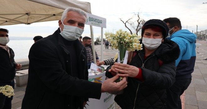 Bayındır'ın nergisi Karşıyaka'da koktu...