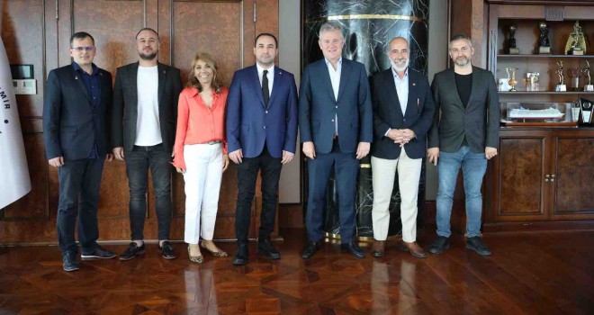 TSYD İzmir yönetiminden İzmir Ticaret Odası'na ziyaret