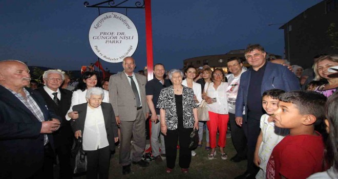 Prof. Dr. Güngör Nişli'nin adı Karşıyaka'da ölümsüzleşti