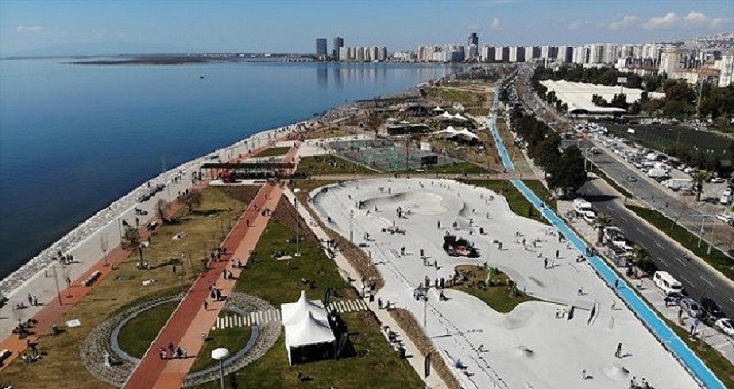 Bostanlı rekreasyon alanı resmen açıldı