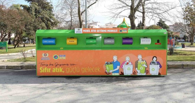 Mobil Atık Getirme Merkezleriyle atıklar dönüşüyor