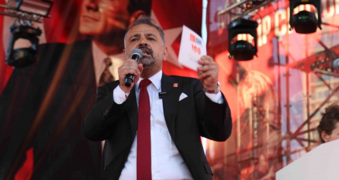 CHP'li Aslanoğlu'ndan miting için teşekkür mesajı