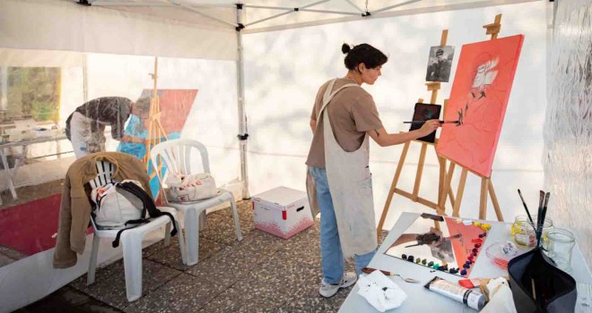 Karşıyaka’da Uluslararası Resim Çalıştayı başladı