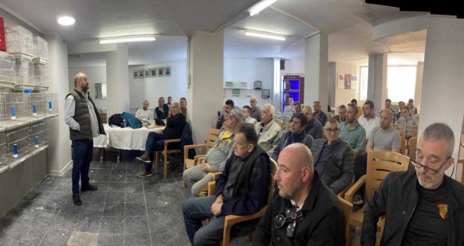 Kanarya Yetiştiriciliği seminerine yoğun ilgi