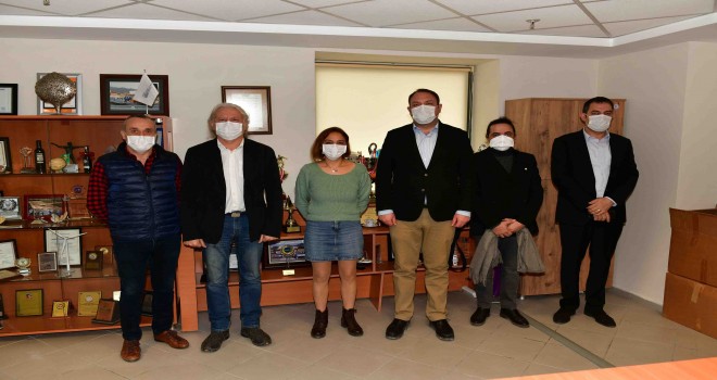 Başkan Gümrükçü'den meslek odalarına  e-Ruhsat ziyareti