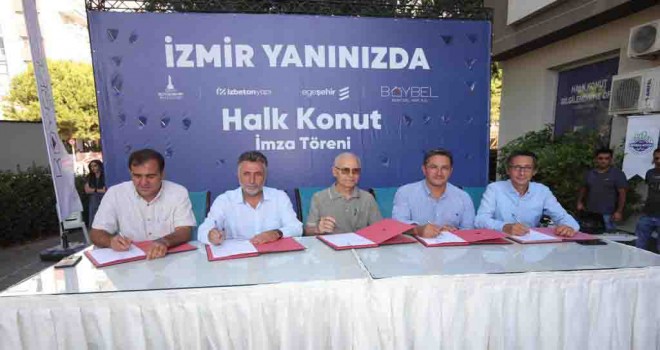 Halk Konut projesinde 3.etap imzaları da atıldı