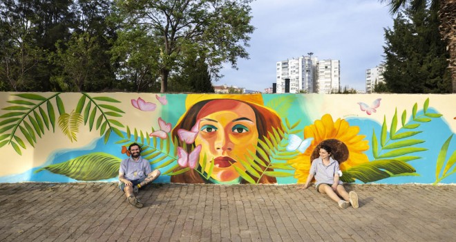 Karşıyaka’nın duvarları tabloya dönüşüyor