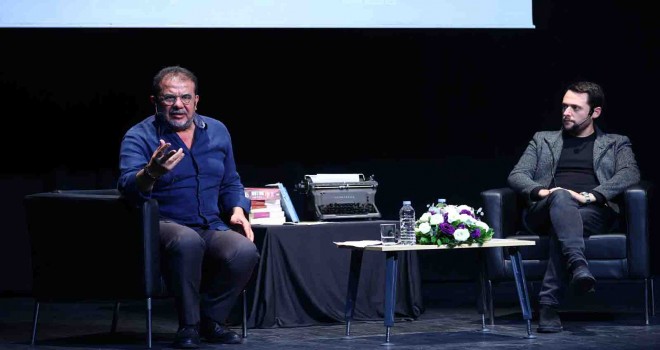 Konak Söyleşileri'nin konuğu Nebil Özgentürk oldu