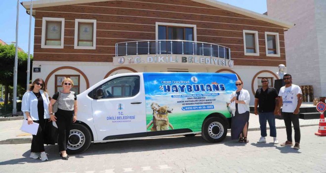 Dikili Belediyesi’nden can dostlara HAYBULANS hizmeti