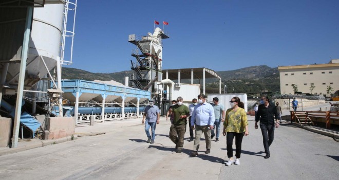 Karşıyaka'nın asfalt üretim tesisi yeniden faaliyete geçecek