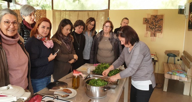Hem tarihini öğrendiler hem yemeğini yaptılar