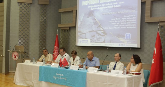 Deprem gerçeği Bornova'da konuşuldu