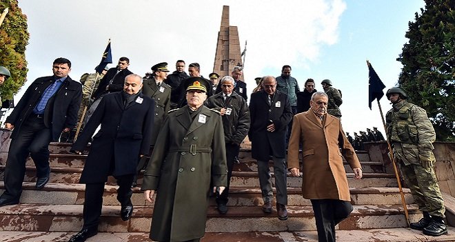 Devrim şehitlerini andık