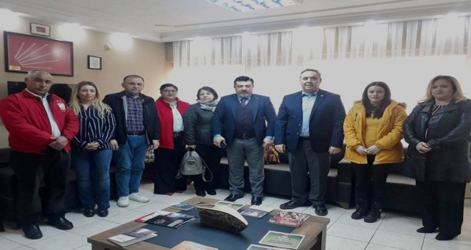 Türk Kızılay Karşıyaka'dan CHP İlçe Başkanı Koç'a ziyaret