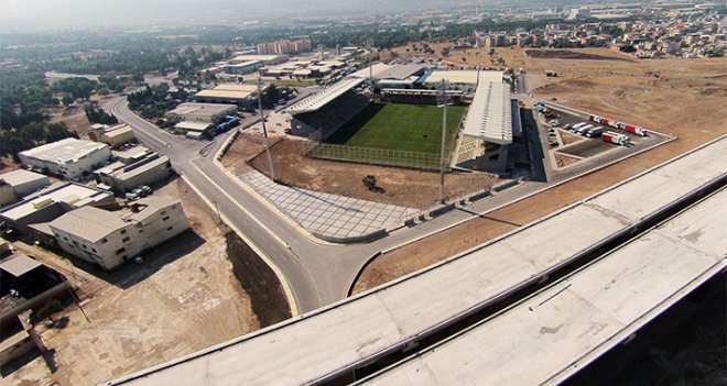 Doğanlar Stadı'nın yolları da hazır