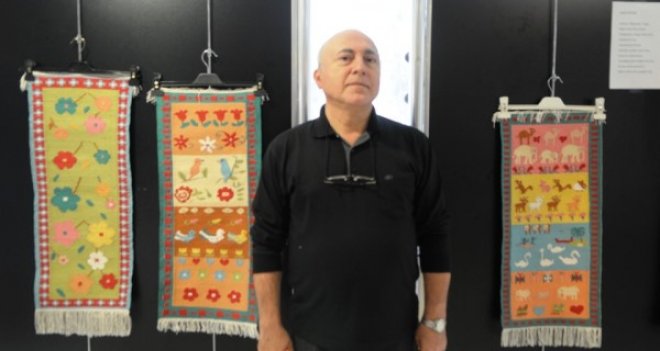 Doktorun hobisi el yapımı kilimler