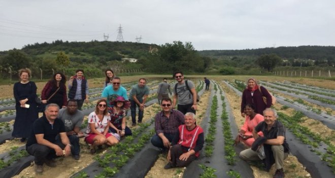 Dünya Bilimler Akademisi'nin genç üyeleri Urla’yı ziyaret etti