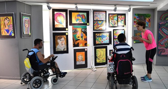 Düşlerini çizdiler