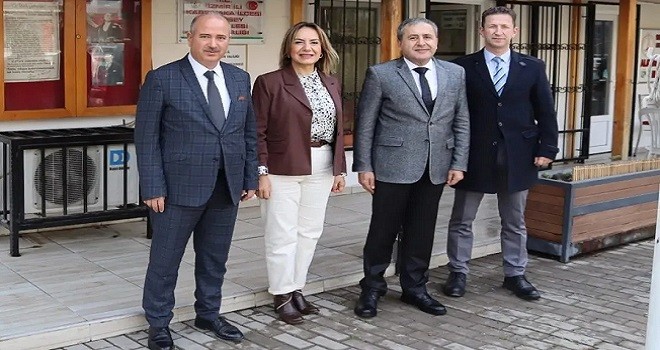 Kaymakam'dan Alaybey Mahalle Muhtarına ziyaret