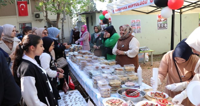 Karşıyaka'dan Gazze'ye uzanan yardım eli: Hayır Çarşısı