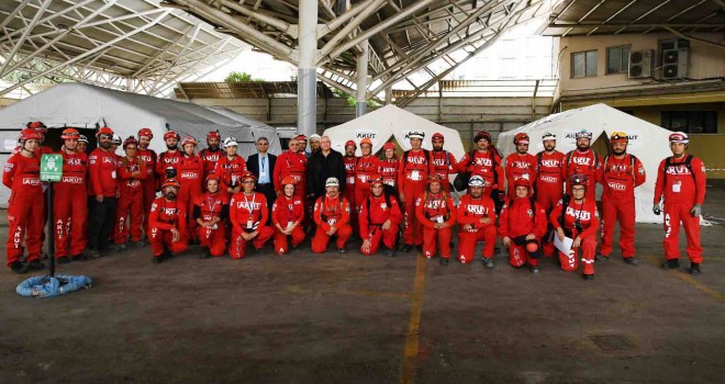 Karabağlar'da AKUT tatbikatı