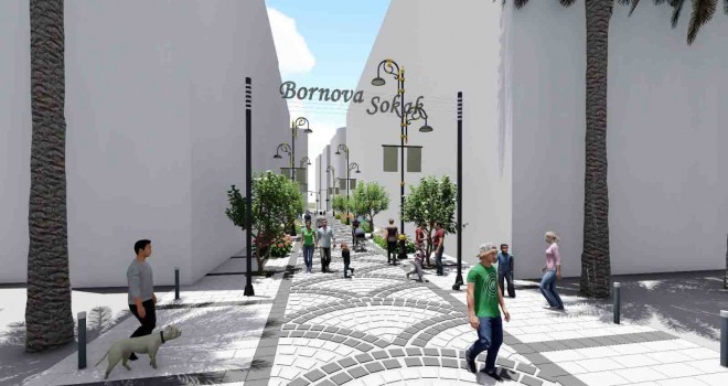 Alsancak Bornova Sokağı yayaların oluyor