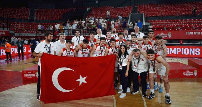 18 Yaş Altı Erkek Millilerimiz Avrupa İkincisi