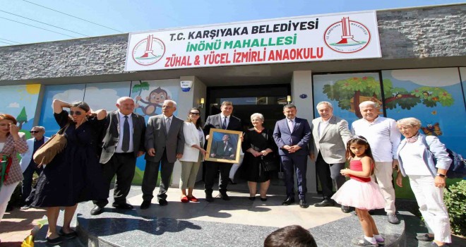 Karşıyaka’da Zühal & Yücel İzmirli Anaokulu açıldı