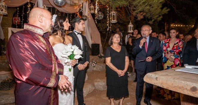 Soyer ve İzgi ailelerinin mutlu günü