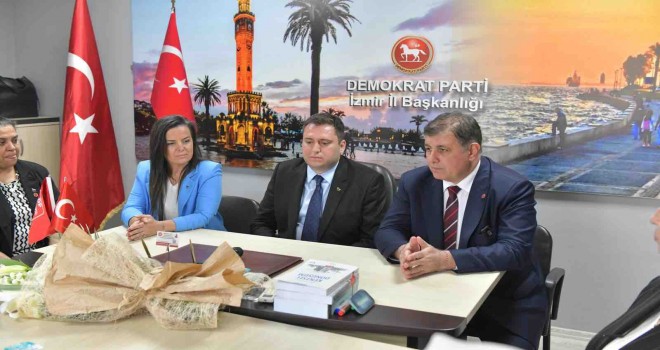 Başkan Tugay’dan Demokrat Partili rakibine nezaket ziyareti