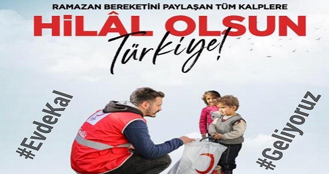 Türk Kızılay evinize geliyor...